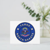 Fargo North Dakota Briefkaart (Staand voorkant)