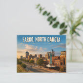 Fargo North Dakota Briefkaart (Staand voorkant)