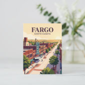 Fargo, North Dakota Briefkaart (Staand voorkant)