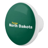 Fargo, North Dakota Ceramic Knob Keramische Knop (Rechts)