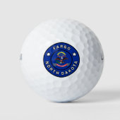 Fargo North Dakota Golfballen (Voorkant)