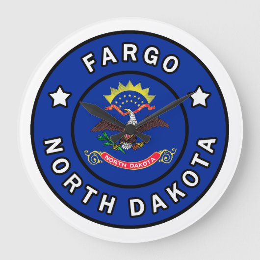 Fargo North Dakota Grote Klok (Voorkant)