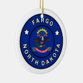 Fargo North Dakota Keramisch Ornament (Rechts)