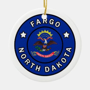Fargo North Dakota Keramisch Ornament