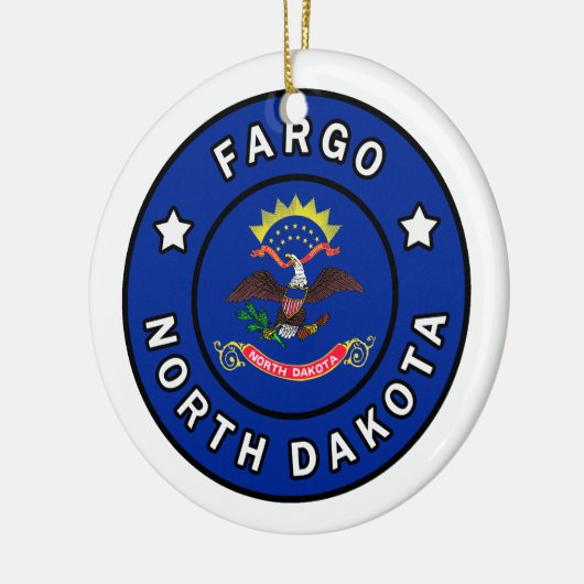 Fargo North Dakota Keramisch Ornament (Links)