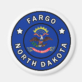 Fargo North Dakota Magneet (Voorkant)
