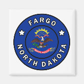 Fargo North Dakota Magneet (Voorkant)