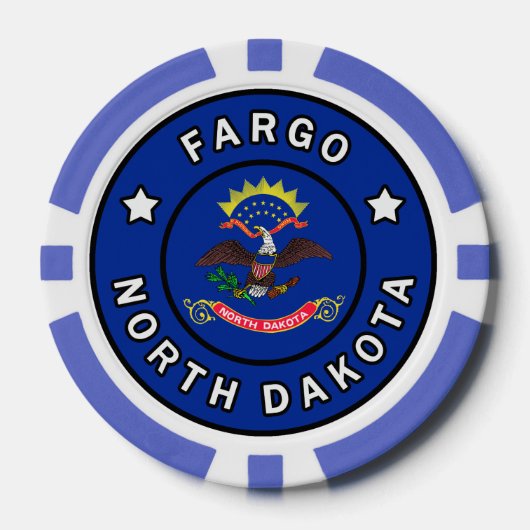 Fargo North Dakota Poker Chips (Voorkant)