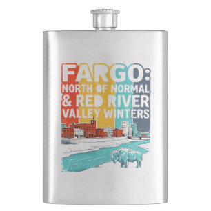 Fargo North Dakota Red River Valley Winterse Lands Flacon
