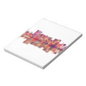 Fargo North Dakota Skyline Notitieblok (Linkerzijde)