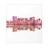 Fargo North Dakota Skyline Notitieblok (Voorkant)