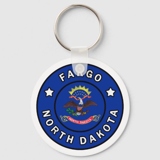 Fargo North Dakota Sleutelhanger (Voorkant)