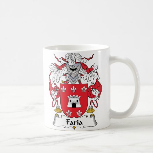Faria Family Crest Koffiemok (Rechts)