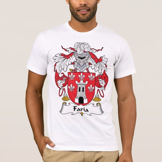 Faria Family Crest T-shirt (Voorkant)