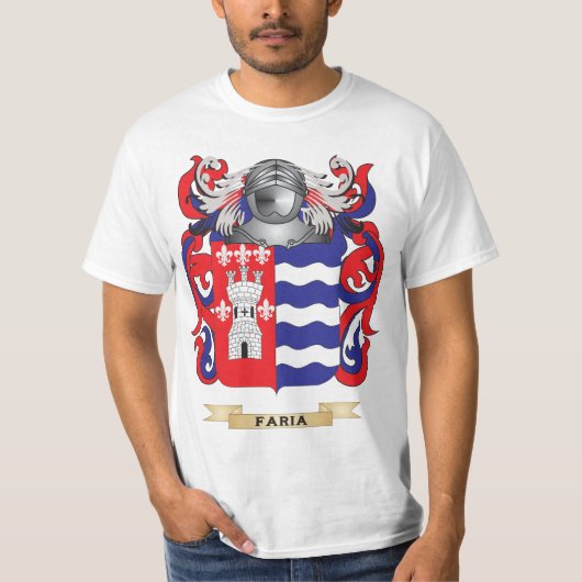 Faria wapenschild t-shirt (Voorkant)