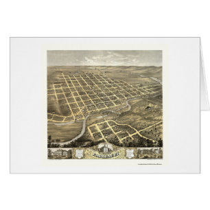 Faribault, MN Panorama Map - 1869