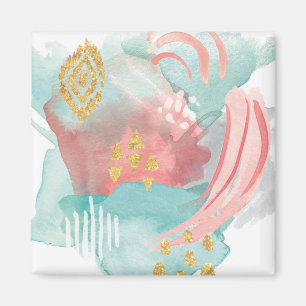 Faridas Abstract - Muted Colors Magneet