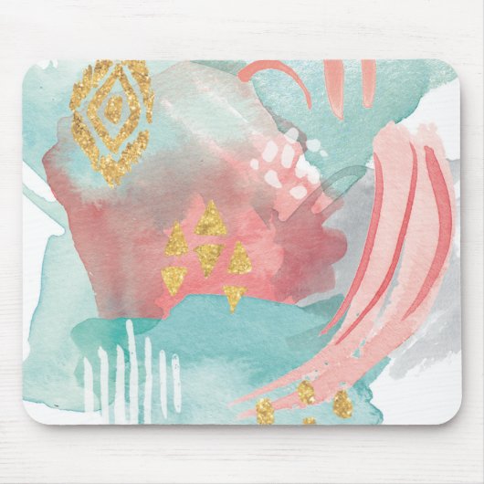 Faridas Abstract - Muted Colors Muismat (Voorkant)