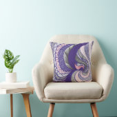Farimah | Abstracte Stromende Handgetekende Kunst Kussen (Stoel)