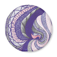 Farimah | Abstracte Stromende Handgetekende Kunst