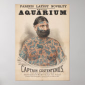 Farinis Royal Aquarium Kapitein Costentenus Poster (Voorkant)