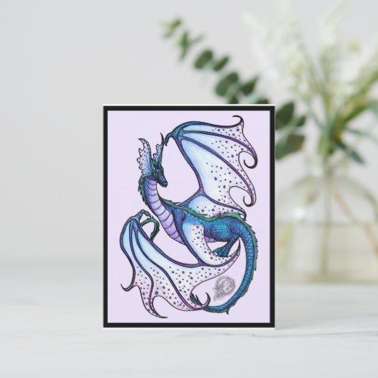 Fariy Dragon Briefkaart (Staand voorkant)