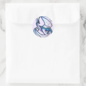 Fariy Dragon Ronde Sticker (Tas)