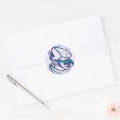 Fariy Dragon Ronde Sticker (Envelop)