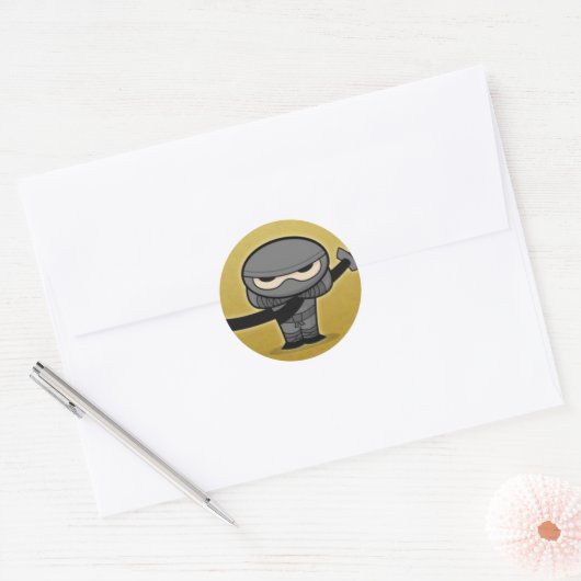 Farkin' Ninja Ronde Sticker (Envelop)
