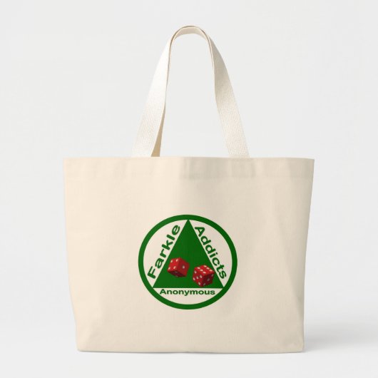 Farkle adviseert anonymous grote tote bag (Voorkant)
