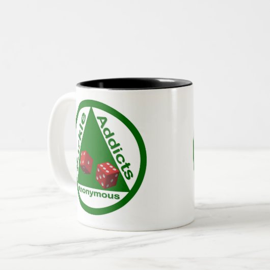 Farkle adviseert anonymous tweekleurige koffiemok (Voorkant links)