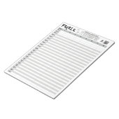 Farkle Big Score Sheets met regels Eenvoudig wegsc Notitieblok (Schuin)