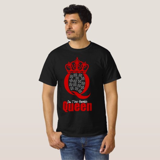 Farkle Queen T-shirt (Voorkant volledig)