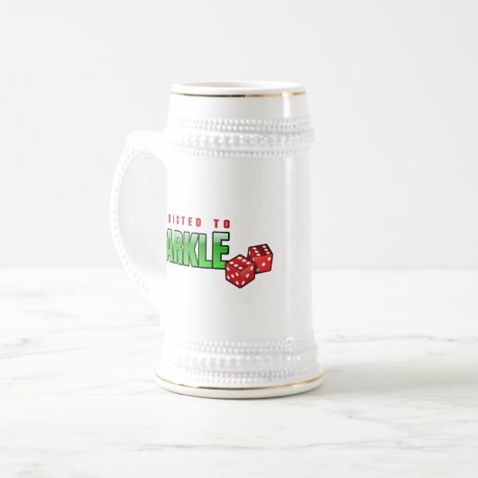 FARKLE - verslaafd Bierpul (Voorkant links)