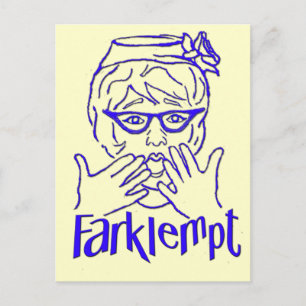 Farklempt Briefkaart