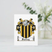 Farley Family Crest Briefkaart (Staand voorkant)