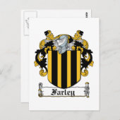 Farley Family Crest Briefkaart (Voorkant / Achterkant)