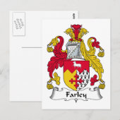 Farley Family Crest Briefkaart (Voorkant / Achterkant)