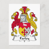 Farley Family Crest Briefkaart (Voorkant)