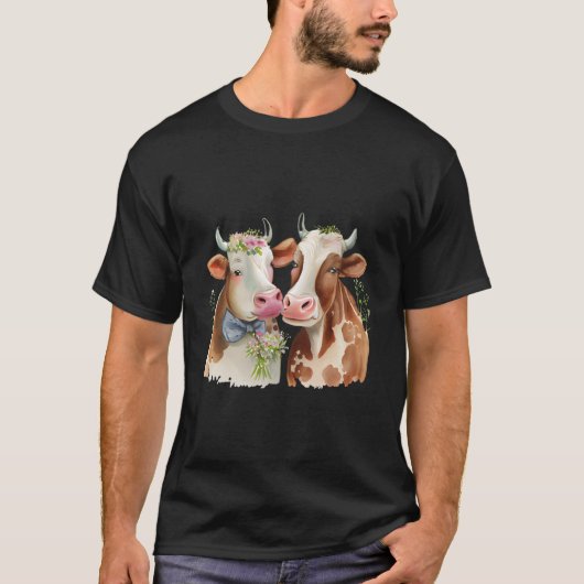 Farm Animal Cow T-shirt (Voorkant)