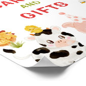 Farm animal jarig feest Kaarten en geschenken Poster (Hoek)