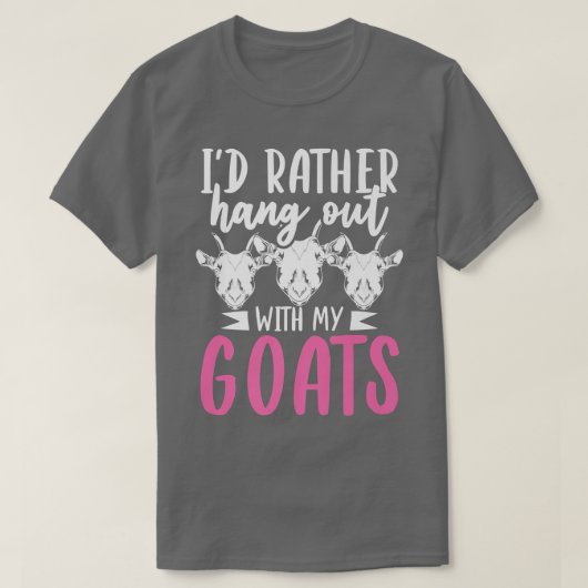 Farm Animal Lover Goat Lover Farmer Funny Goat T-shirt (Design voorkant)