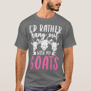 Farm Animal Lover Goat Lover Farmer Funny Goat T-shirt