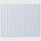 Farm Animal Toile (Blue)  Cadeaupapier (Vlak)