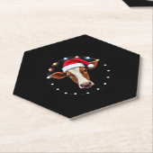 Farm Animal Xmas Pajamas Costume Farmer Christmas  Kartonnen Onderzetters (Schuin)