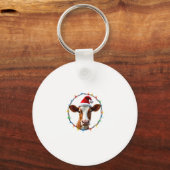 Farm Animal Xmas Pajamas Costume Farmer Christmas  Sleutelhanger (Voorkant)