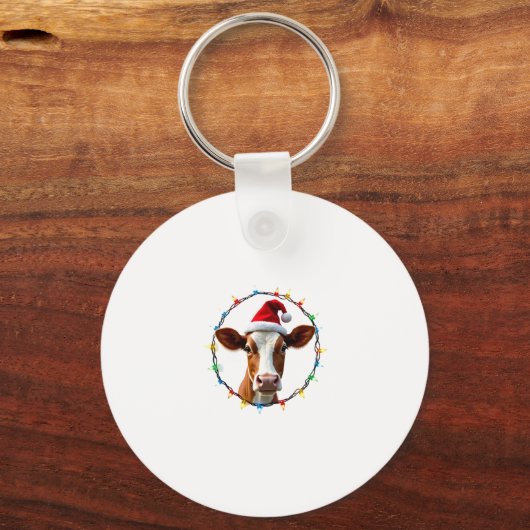 Farm Animal Xmas Pajamas Costume Farmer Christmas  Sleutelhanger (Voorkant)