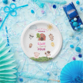 Farm animals Any Age Paper Plate Papieren Bordje (Feest)