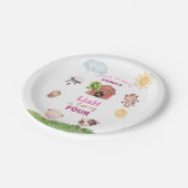 Farm animals Any Age Paper Plate Papieren Bordje (Gekanteld)