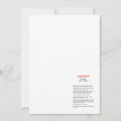 Farm Animals Baby shower Game Size Invitation Kaart (Achterkant)